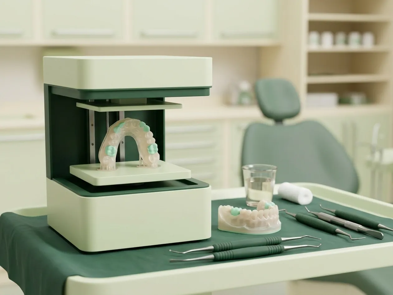 Render clinico del modello stampato dall'impronta digitale