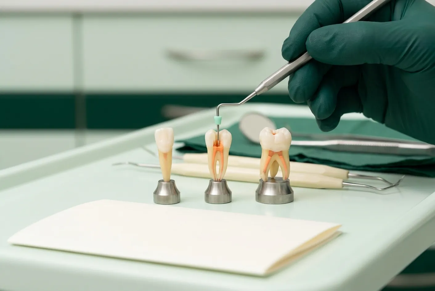 Devitalizzazione costo: la sala con il microscopio operatorio nello studio di Ghezzano, alle porte di Pisa