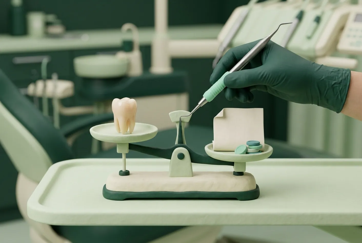 Quanto costa il dentista a Pisa: l'ufficio dello studio di Ghezzano dove si consegna il preventivo scritto