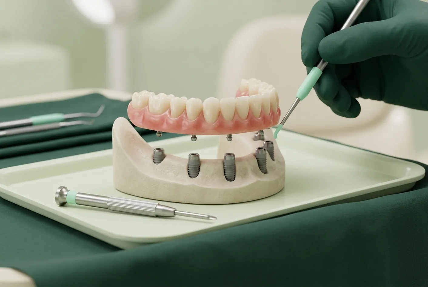 Dentiera fissa a Pisa: la sala operativa dello studio di Via Carducci a Ghezzano