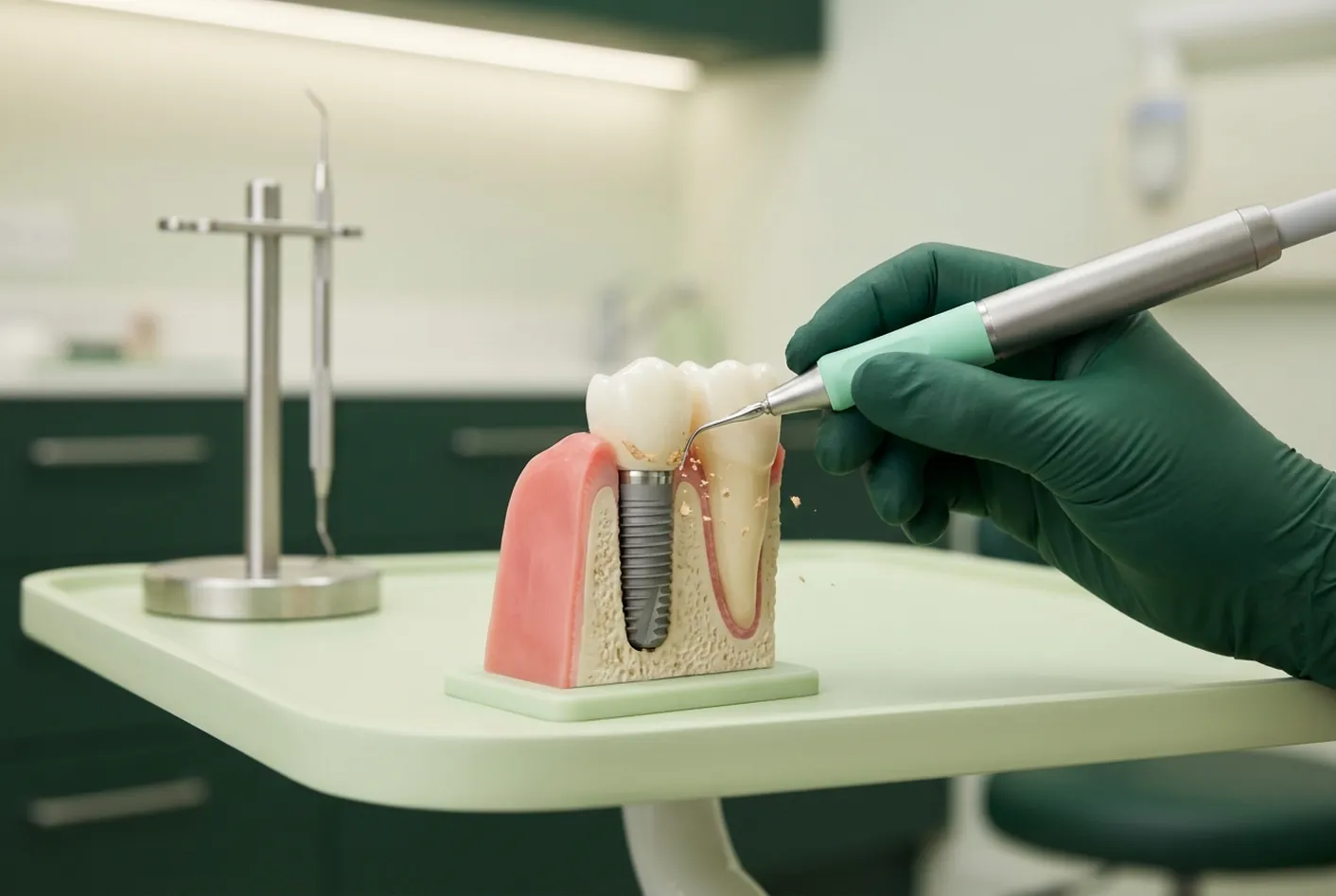 Pulizia impianti dentali a Pisa: gli strumenti per il mantenimento nello studio di Via Carducci