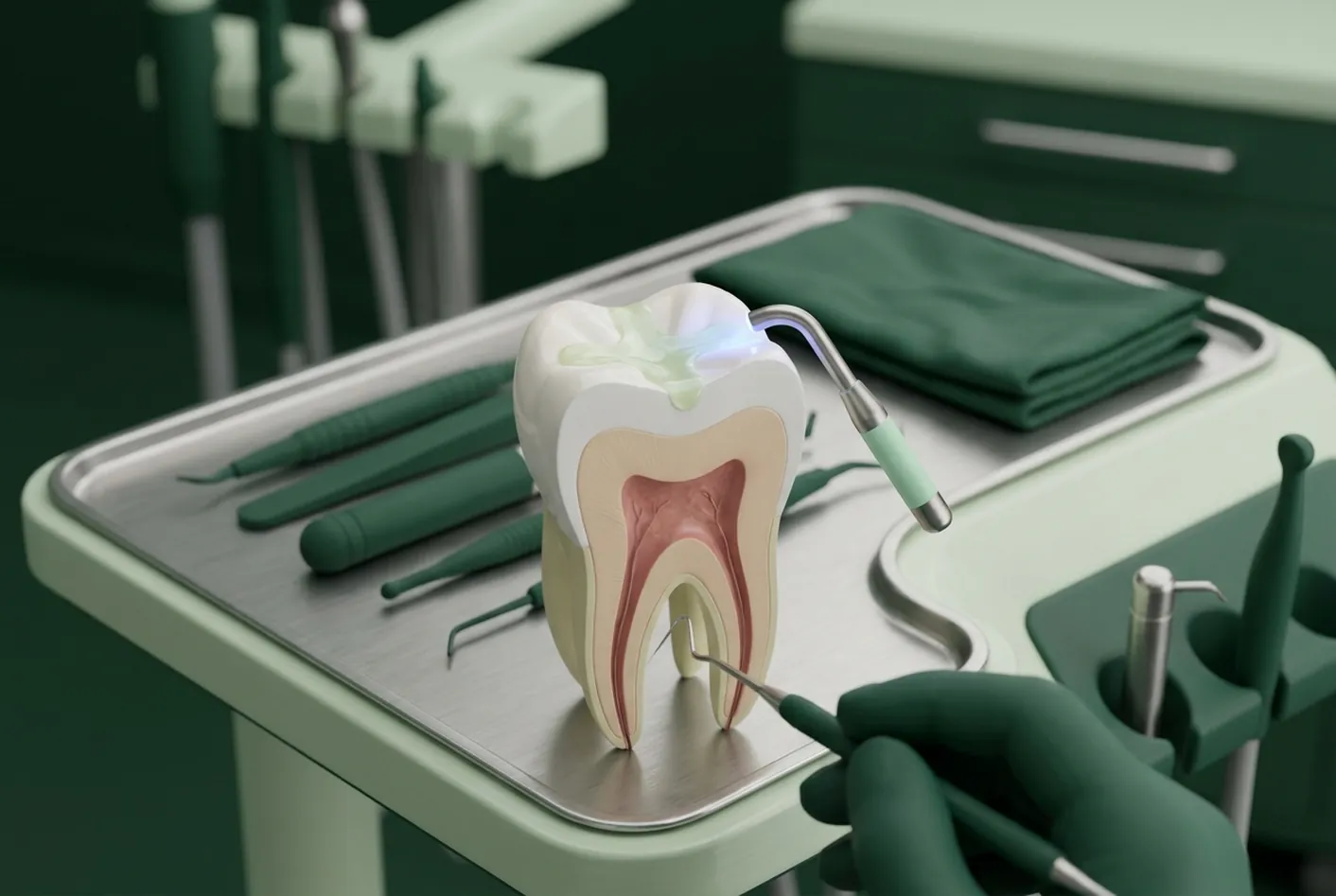 Sigillatura denti a Pisa: la seduta di prevenzione nello studio di Via Carducci a Ghezzano